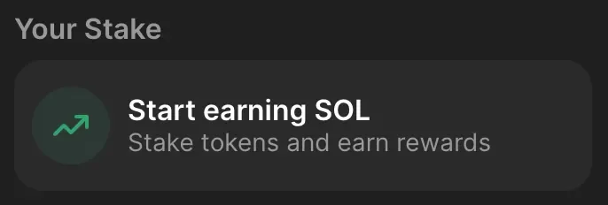 Phantom Start Earning